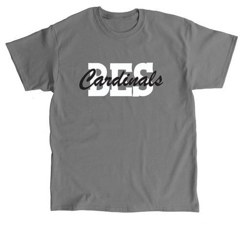BES Cardinals, a Charcoal Classic Unisex Tee
