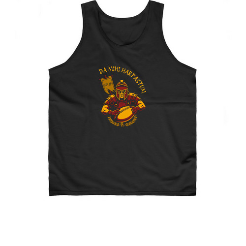DA MIHI HARPASTUM, a Black Classic Unisex Tank Top