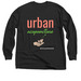 What's Urban Acupuncture?, a Black Classic Long Sleeve Tee