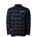Stay Warm & Cozy!, a Charcoal Heather/ Black Unisex Flannel Shirt
