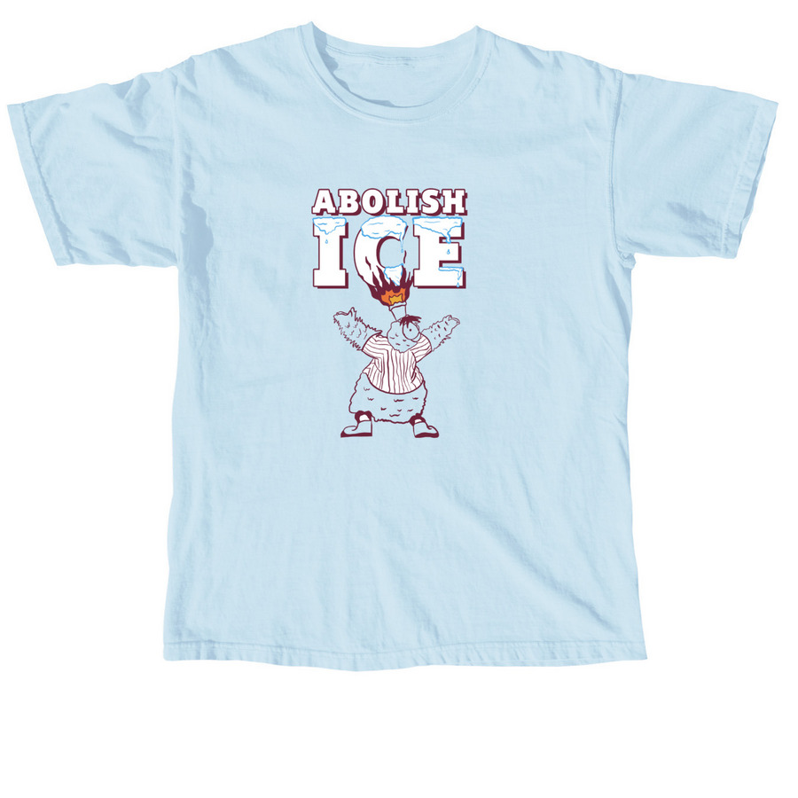 Abolish Ice - 2, a Chambray Comfort Colors Unisex Tee