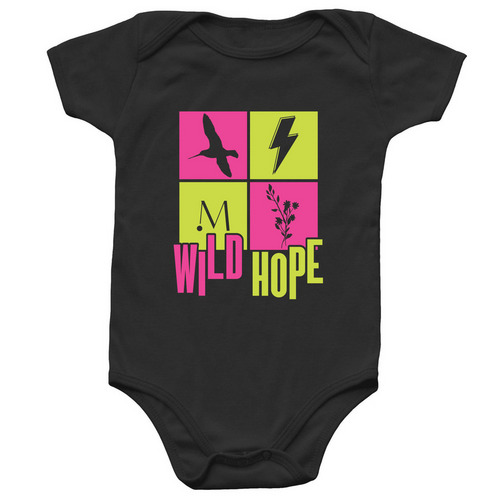 Onesie Wild Hope, a Black Infant Onesie