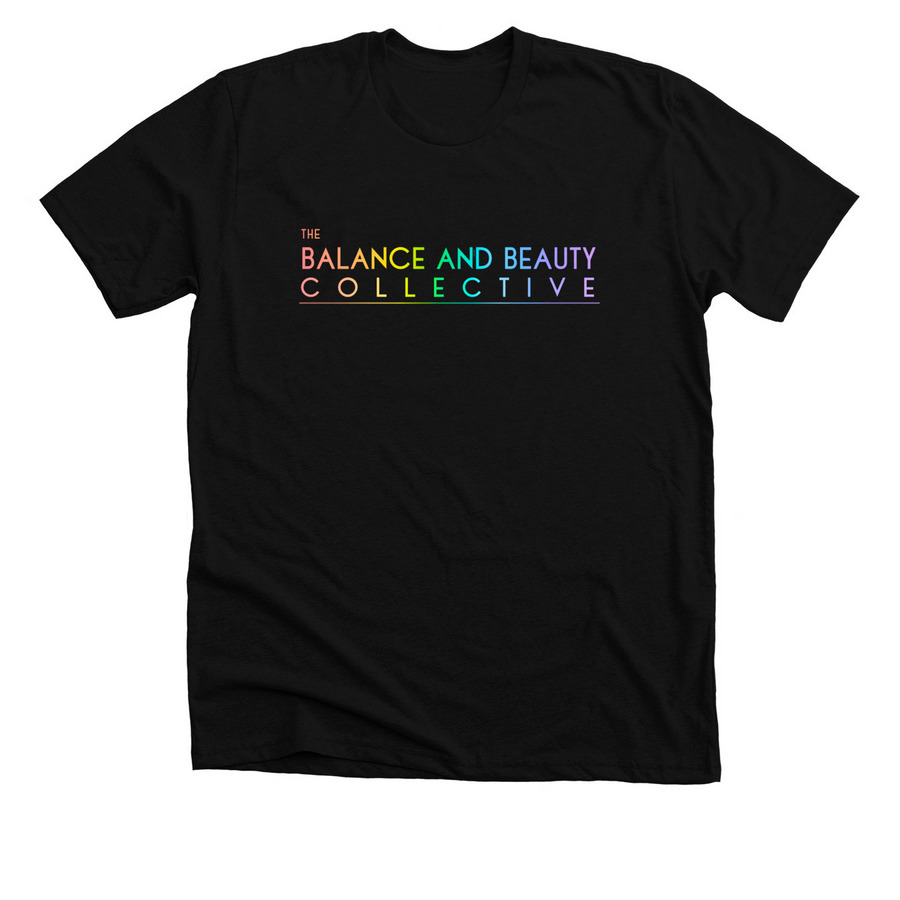 Balance and Beauty Collective Pride Logo, a Solid Black Blend Premium Unisex Tee