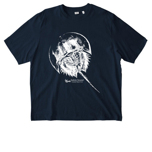 Salem Sound Native - Horseshoe Crab Shirt, a French Navy Stanley/Stella Unisex Freestyler Heavyweight Tee