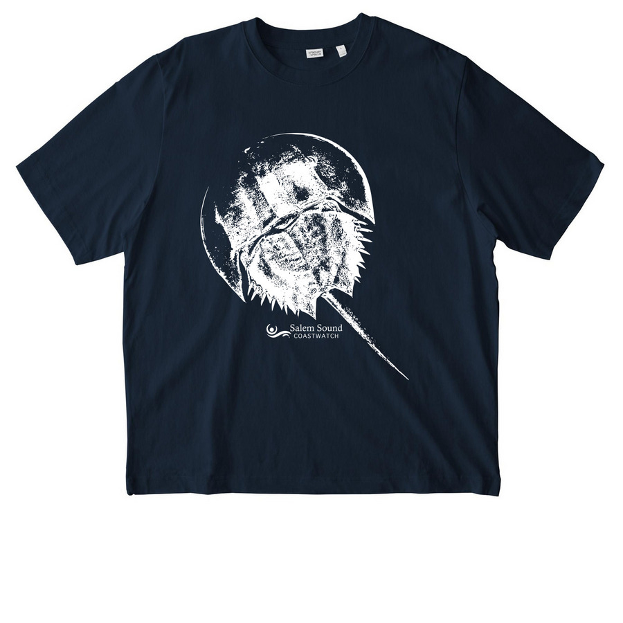 Salem Sound Native - Horseshoe Crab Shirt, a French Navy Stanley/Stella Unisex Freestyler Heavyweight Tee