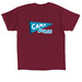 Camp Nurse Shirt, a Cardinal Red Classic Unisex Tee (back-view)