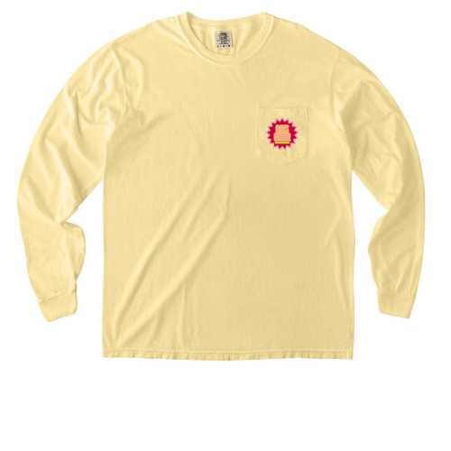 Belle Canto Pocket Tee, a Butter Comfort Colors Long Sleeve Pocket Tee
