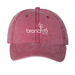 Red, White and Free!, a Cardinal Printed Pigment Dye Baseball Cap