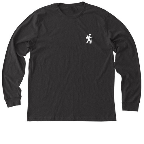 PWS Moms' Hiking Club, a Dark Grey Heather Premium Long Sleeve Tee