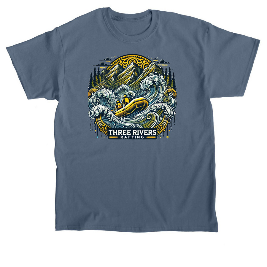 Idaho Rafting, a Indigo Blue Classic Unisex Tee