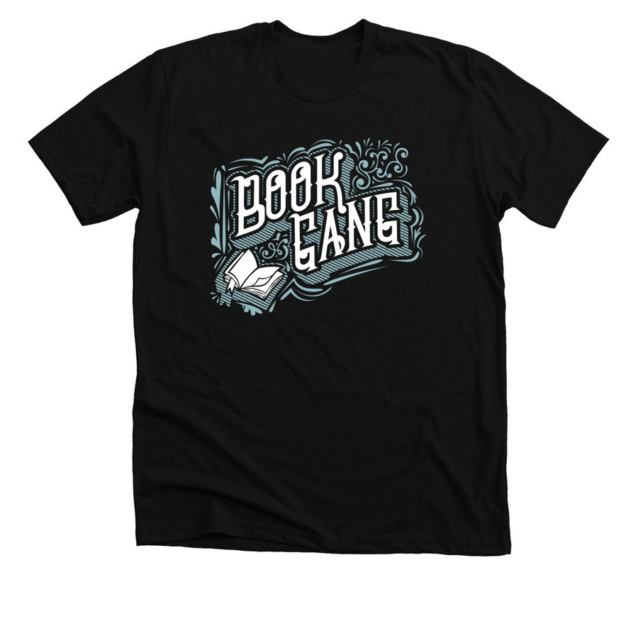 Book Gang Official Shirt, a Solid Black Blend Premium Unisex Tee