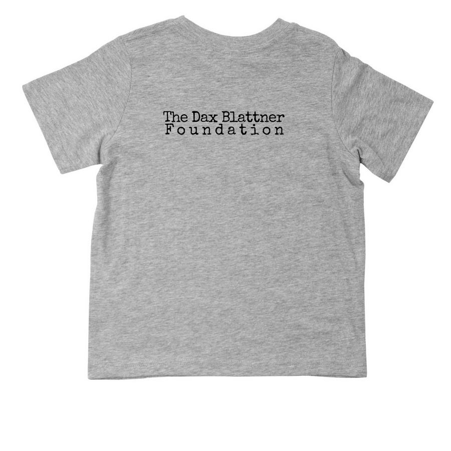 Rare. Extraordinary. Loved. (toddler), a Heather Toddler Tee (back-view)