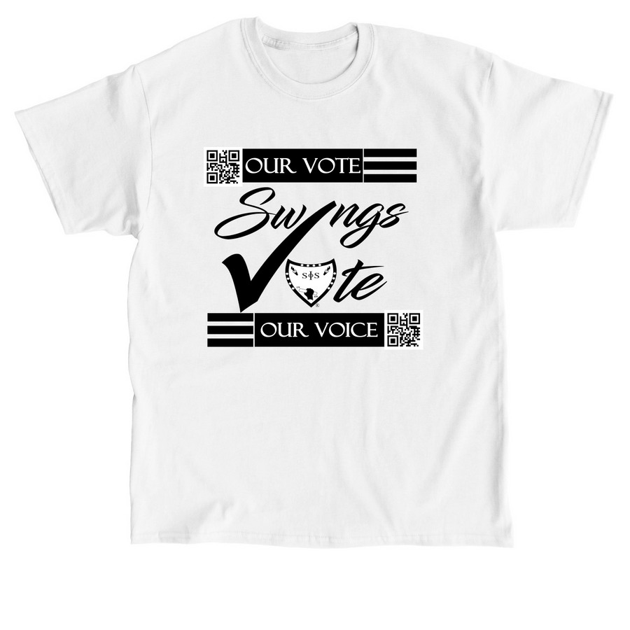 Swing Vote QR, a White Classic Unisex Tee