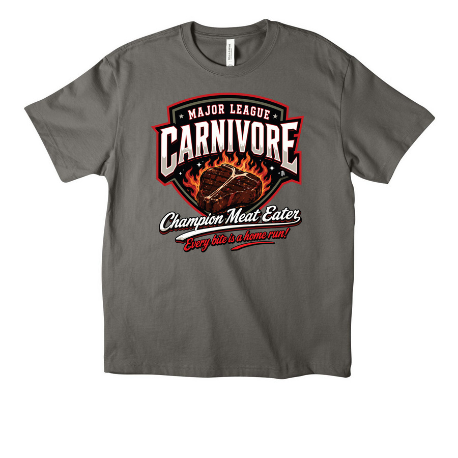 MAJOR LEAGUE CARNIVORE, a Asphalt Unisex Heavyweight Tee