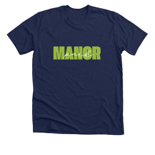 Manor Park 1, a Solid Navy Blend Premium Unisex Tee