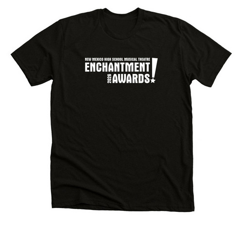 2026 Enchantment Awards: White Logo Wear, a Solid Black Blend Premium Unisex Tee