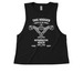 This Design Will Rev Your Engine, a Deep Black Allmade Eco Triblend Women?s Muscle Tank