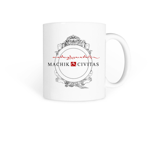 MACHIK CIVITAS Coffee Mug, a White Coffee Mug