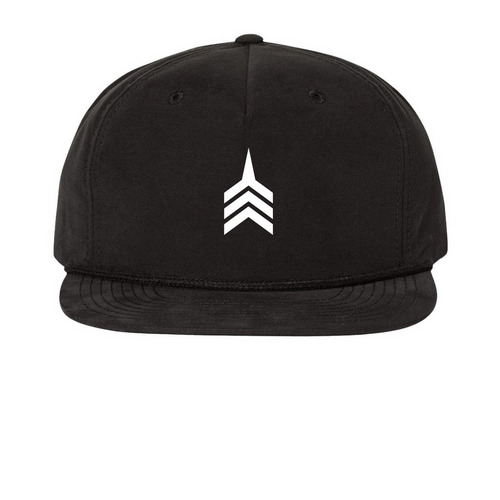 Harvest Bible Chapel Hats, a Black Printed Umpqua Snapback Cap