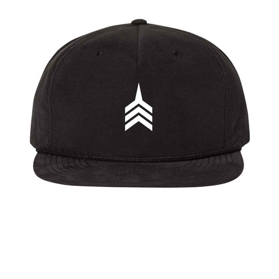 Harvest Bible Chapel Hats, a Black Printed Umpqua Snapback Cap
