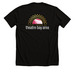 TBA 50 Apparel, a Solid Black Blend Premium Unisex Tee (back-view)