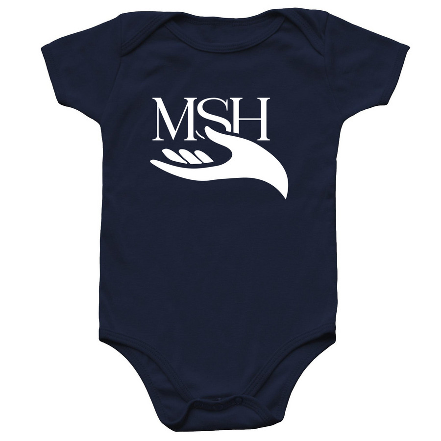 Baby Haven, a Navy Infant Onesie