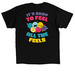 It?s Okay to Feel All the Feels ? Support CFR, a Black Classic Unisex Tee (back-view)