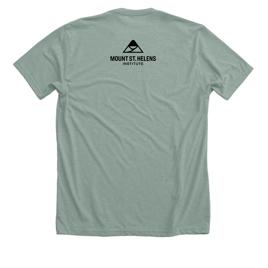 I'm Just a Kid |&nbsp;Artist-in-Residence Series, a Heather Sage Premium Unisex Tee (back-view)