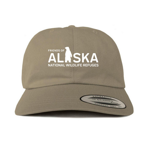Polar Bear Hats, a Khaki Printed Classic Baseball Cap