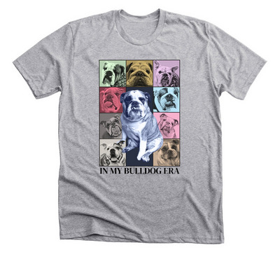 IN MY BULLDOG ERA, a Athletic Heather Premium Unisex Tee