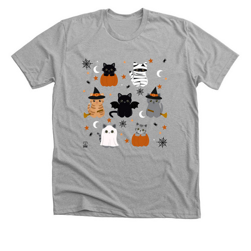 Spooky Sweeties, a Athletic Heather Premium Unisex Tee