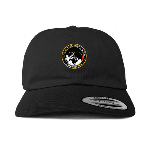 JTF-Gold Hats, a Black Printed Classic Baseball Cap