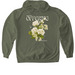 Offering, a Military Green Gildan Softstyle Pullover Hoodie