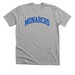 MONARCHS ROYAL AND RED, a Athletic Heather Premium Unisex Tee
