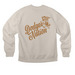 MEF Dodger Nation Merch, a Dust Premium Heavyweight Crewneck Sweatshirt (back-view)