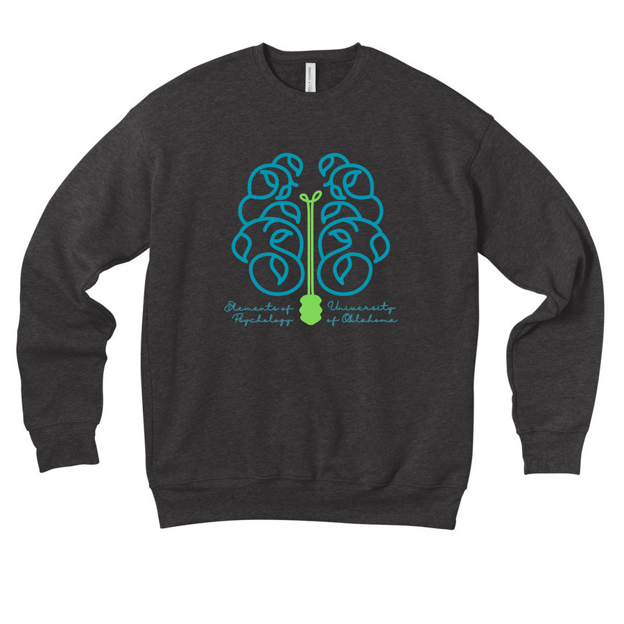 Elements of Psychology, a Dark Grey Heather Premium Drop Shoulder Sweatshirt