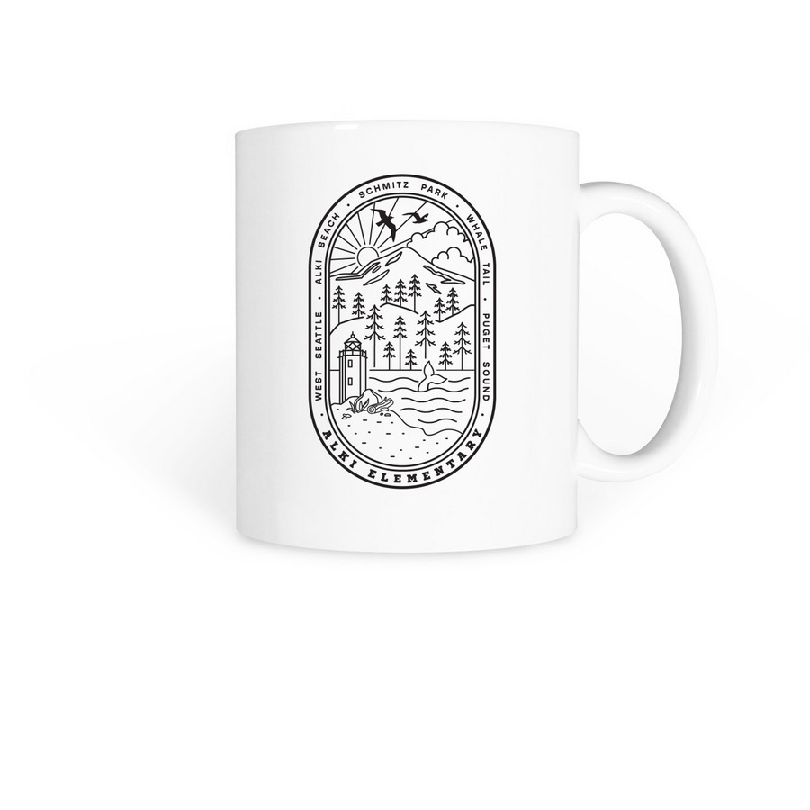 2024 West Seattle Mug, a White Coffee Mug