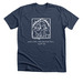 Youth Ministries, a Heather Navy Premium Unisex Tee
