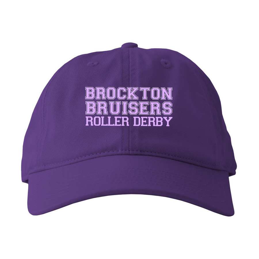 Varsity Lettering Lilac Ink Hats, a Beetroot Printed Eco Baseball Cap