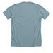 James Baldwin Tee, a Heather Blue Lagoon Premium Unisex Tee (back-view)
