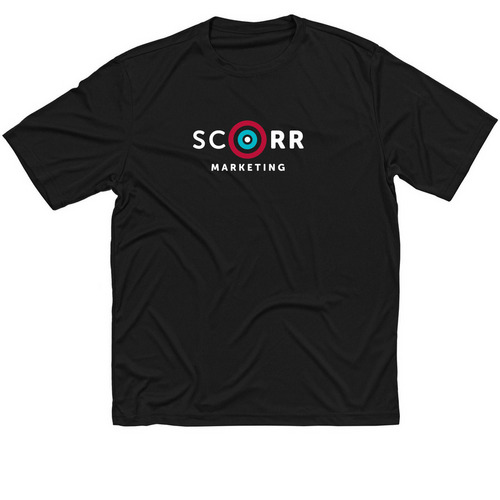 SCORR Full Chest, a Black Classic Performance Tee