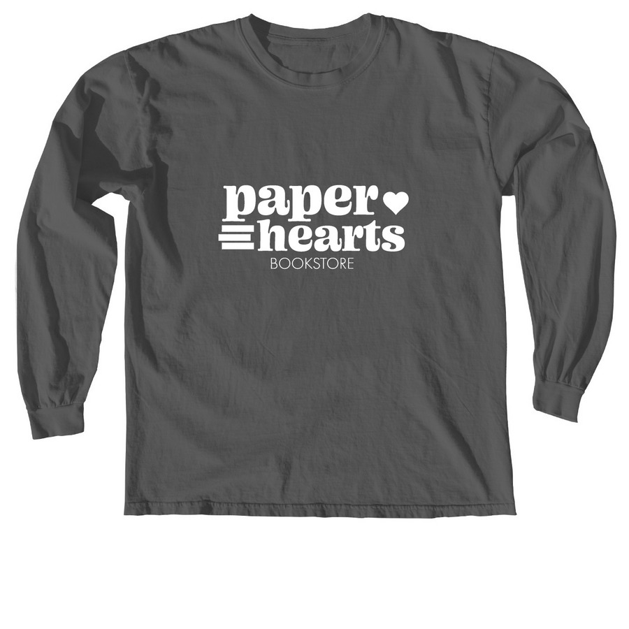 Paper Hearts Fall Shirt Drop, a Pepper Comfort Colors Long Sleeve Tee
