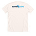 You Belong, Michigander, a Heather Natural Premium Unisex Tee (back-view)