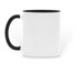 STXBP1 Friends, a Black Two-Tone Ceramic Mug (back-view)
