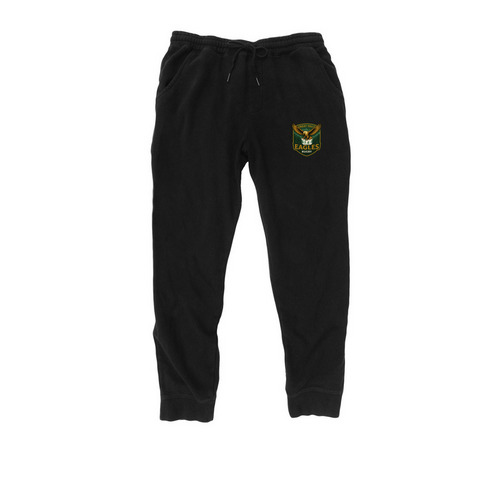 Rugby Joggers, a Black Midweight Fleece Joggers