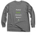 Foster Love Pet Rescue Tee, a Charcoal Classic Long Sleeve Tee