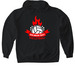 Salmon Bay Volleyball, a Black Gildan Softstyle Pullover Hoodie