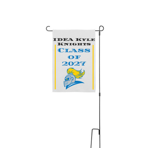 Graduation Year Yard Sign, a White 12" x 18" Yard Flag with Stake
