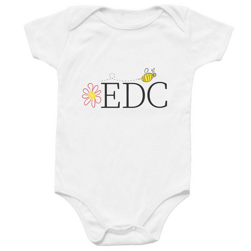EDC Onesie, a White Infant Onesie