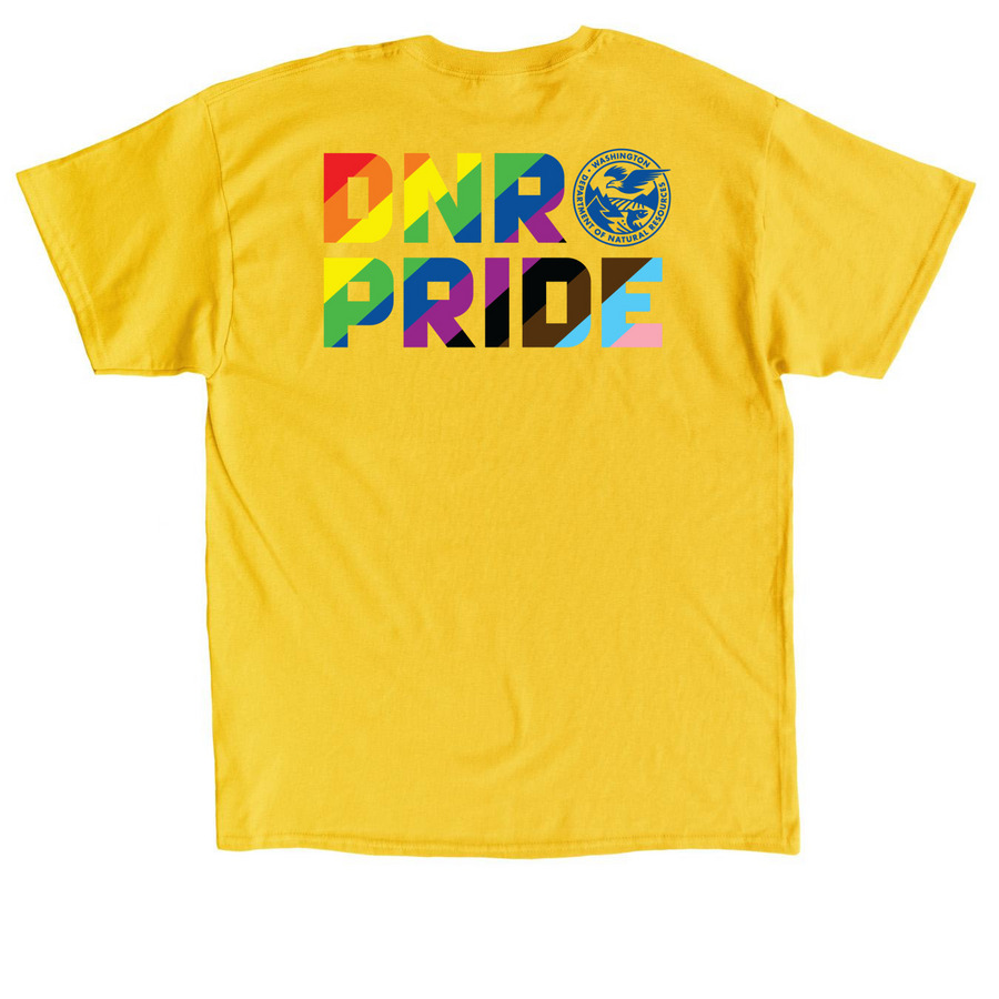 DNR Celebrating Pride Year Round Fundraiser, a Daisy Classic Unisex Tee (back-view)